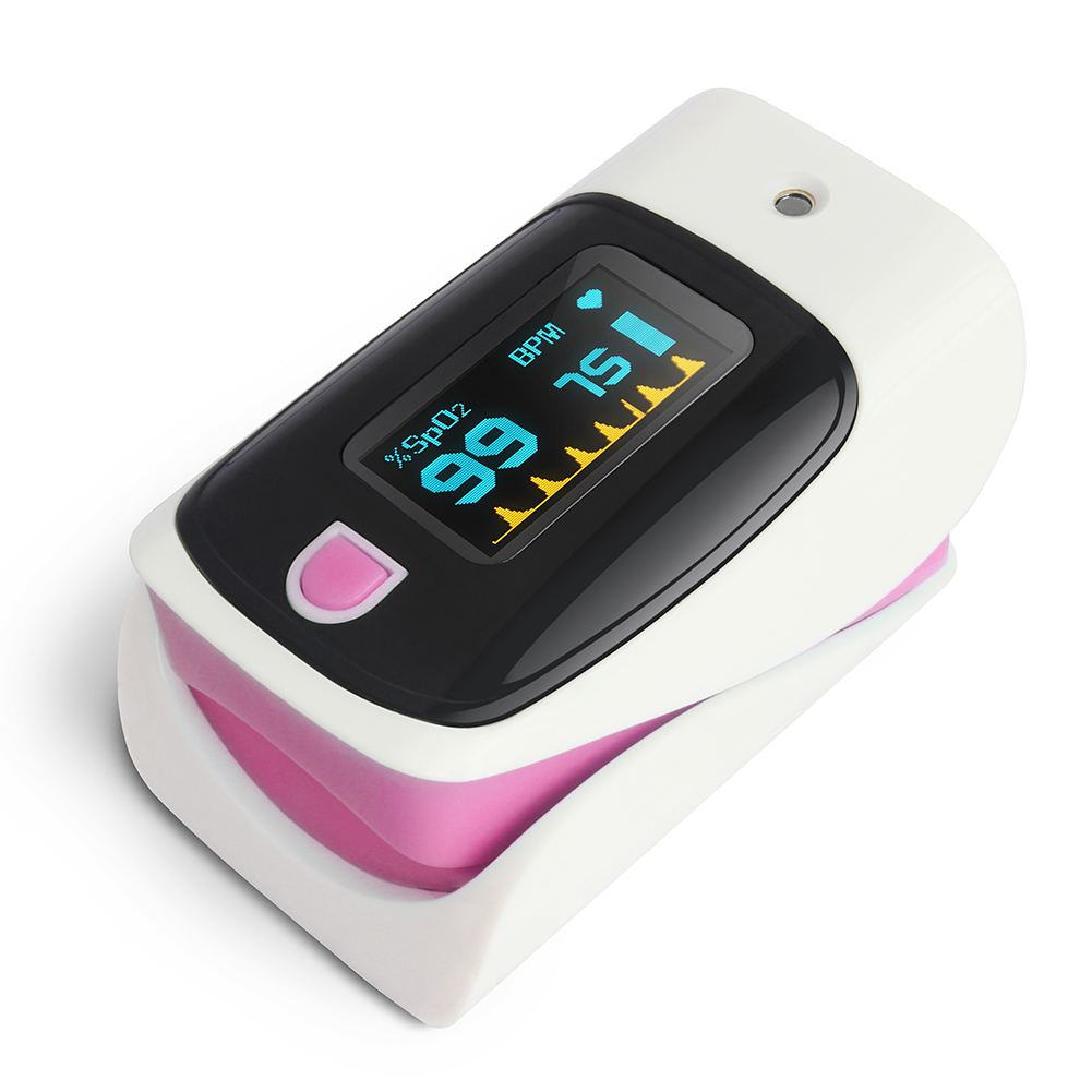 Toprime Pulse Oximeter Fingertip Real Time Saturation Perfusion Index ...